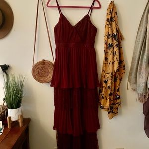 Lulu’s Burgundy Maxi Dress